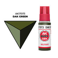 AK Interactive Quick Gen - Dak Green 18 ml (Special Order)