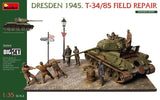 MiniArt 1/35 Dresden 1945. T-34/85 Field Repair. Big Set (Special Order)