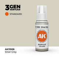 AK Interactive 3G Acrylic Silver Grey 17ml (Special Order)