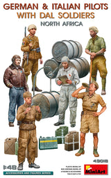 MiniArt 1/48 German & Italian Pilots With DAL Soldiers. North Africa (Special Order)