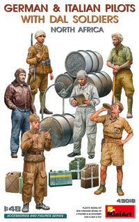 MiniArt 1/48 German & Italian Pilots With DAL Soldiers. North Africa (Special Order)