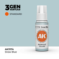 AK Interactive 3G Acrylic Snow Blue 17ml (Special Order)