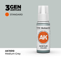 AK Interactive 3G Acrylic Medium Grey 17ml (Special Order)