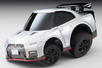 TomyTec Choro Q QS-05B Nissan Gt-R Nid7:D27Smo Nismo N Attack Package Silver (Diecast) (Special Order)