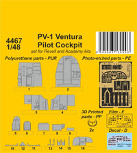 Special Hobby 1/48 PV-1 Ventura Pilot Cockpit (Special Order)