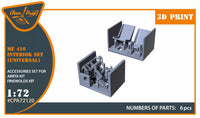 Clear Prop 1/72, Me-410 B-1/U2/U4/R4 interior for Airfix, Finemolds kits (Special Order)