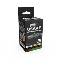 AK Interactive Real Colors WWII USAAF Aircraft Colors Set (Set of 4) (Special Order)