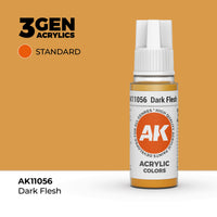 AK Interactive 3G Acrylic Dark Flesh 17ml (Special Order)