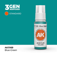 AK Interactive 3G Acrylic Blue-Green 17ml (Special Order)