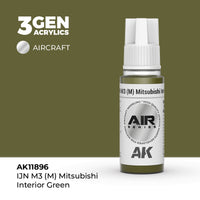 AK Interactive 3G Air - IJN M3 (M) Mitsubishi Interior Green (Special Order)