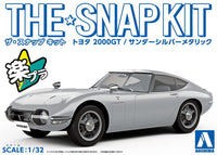 Aoshima 1/32 SNAP KIT #06-TS Toyota 2000GT(Sander Silver Metallic) (Special Order)