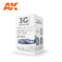 AK Interactive 3G Air - WWII US Navy & USMC Aircraft Late War Colors SET (Special Order)