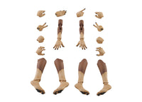 Aoshima KEMOPLA #KO-02RJW Arm & Leg Parts Set 01 [Japanese Wolf Color] (Special Order)