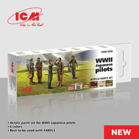 ICM Acrylic Paint Set for WWII Japanese pilots (Special Order)