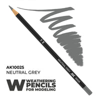 AK Interactive Weathering Pencil - Neutral Grey (Box - 5 Units) (Special Order)