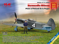 ICM 1/32 Normandie-Niemen. Plane of Roland de la Poype (Yak-9T with Roland de la Poype figure), Aircraft (Special Order)