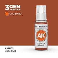 AK Interactive 3G Acrylic Medium Rust 17ml (Special Order)