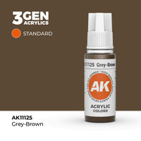 AK Interactive 3G Acrylic Grey-Brown 17ml (Special Order)