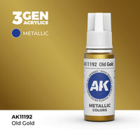 AK Interactive 3G Acrylic Old Gold 17ml (Special Order)
