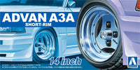 Aoshima 1/24 TUNED PARTS #90 Advan A3A Short-Rim 14-Inch (Special Order)