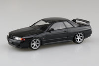Aoshima 1/32 SNAP KIT #14CU-BP Nissan R32 Skyline GT-R Custom Wheel (Black Pearl Metallic) (Special Order)