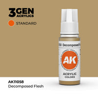 AK Interactive 3G Acrylic Decomposed Flesh 17ml (Special Order)