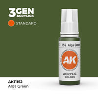 AK Interactive 3G Acrylic Alga Green 17ml (Special Order)