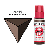 AK Interactive Quick Gen - Brown Black 18 ml (Special Order)
