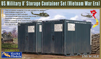 Gecko 1/35 US Military 8' Storage Container Set (Special Order)