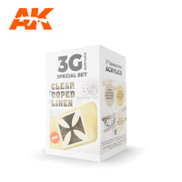 AK Interactive 3G Air - Clear Doped Linen SET (Special Order)