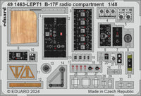 Eduard B-17F radio compartment 1/48 Photo etched set for EDUARD (Special Order)