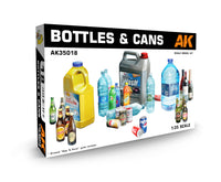 AK Interactive 1/35 Bottles & Cans (Special Order)