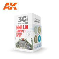 AK Interactive 3G Air - WWII IJN Aircraft Interior Colors SET (Special Order)
