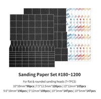 DSPIAE Full Grid Sanding Paper for Reciprocating Sanding Tool (7 types x 7pcs) (Special Order)