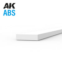 AK Interactive ABS Strip - 0.75 x 3.00 x 350mm x 10 units (Special Order)