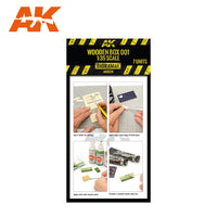 AK Interactive Laser Cut Wooden Box 001 / 1:35 7, Units (Special Order)