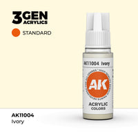 AK Interactive 3G Acrylic Ivory 17ml (Special Order)