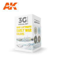 AK Interactive 3G Air - WWII Luftwaffe Early War Colors SET (Special Order)