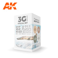 AK Interactive 3G Air - US Asia Minor Scheme (IIAF/IRIAF Aircraft) SET (Special Order)