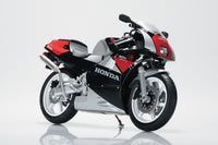 Aoshima 1/12 Diecast Motorcycle, Honda NSR250R '89 Black×Seed Silver Metallic (Special Order)