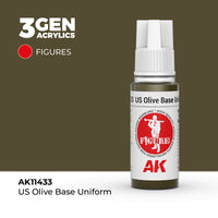 AK Interactive 3G US Olive Base Uniform (Special Order)