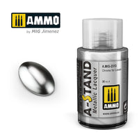 Ammo Mig A-Stand Lacquer Paint 30ml - Chrome for Lexan (Special Order)