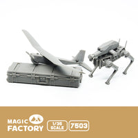 Magic Factory 1/35 Armed Robot Dog & RQ-20 UAV Set (Special Order)