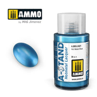 Ammo Mig A-Stand Lacquer Paint 30ml - Hot Metal Blue (Special Order)