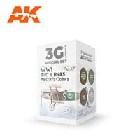 AK Interactive 3G Air - WWI RFC & RNAS. British Aircraft Colors SET (Special Order)