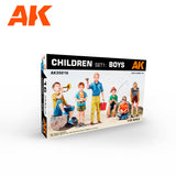 AK Interactive 1/35 Children Set 1: Boys (Special Order)
