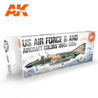 AK Interactive 3G Air - US Air Force & ANG Aircraft 1960s-1980s SET (Special Order)