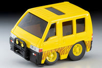 TomyTec QS-08a Mitsubishi Delica Star Wagon 4WD Yellow (Diecast) (Special Order)