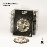 Gamers Grass Battle Ready Bases - Winter - Round 80mm (x1) (Special Order)