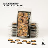 Gamers Grass Battle Ready Bases - Deserts of Maahl - Round 28mm (x8) (Special Order)